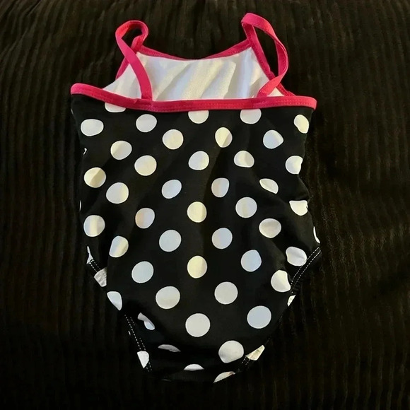 Bunz kidz 12 month polka dot bow swimsuit - Picture 2 of 4